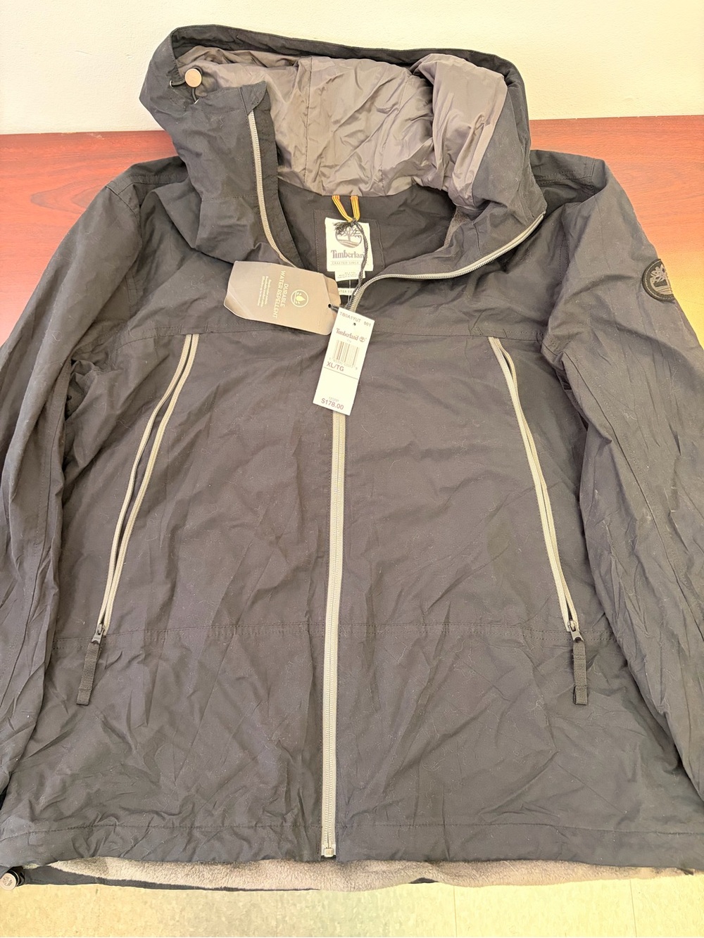 Timberland Men's Fleece Lined Hooded Jacket